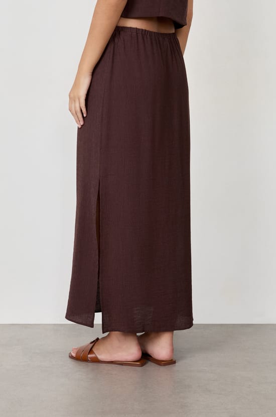 Long Fluid Skirt;${refinementColor}