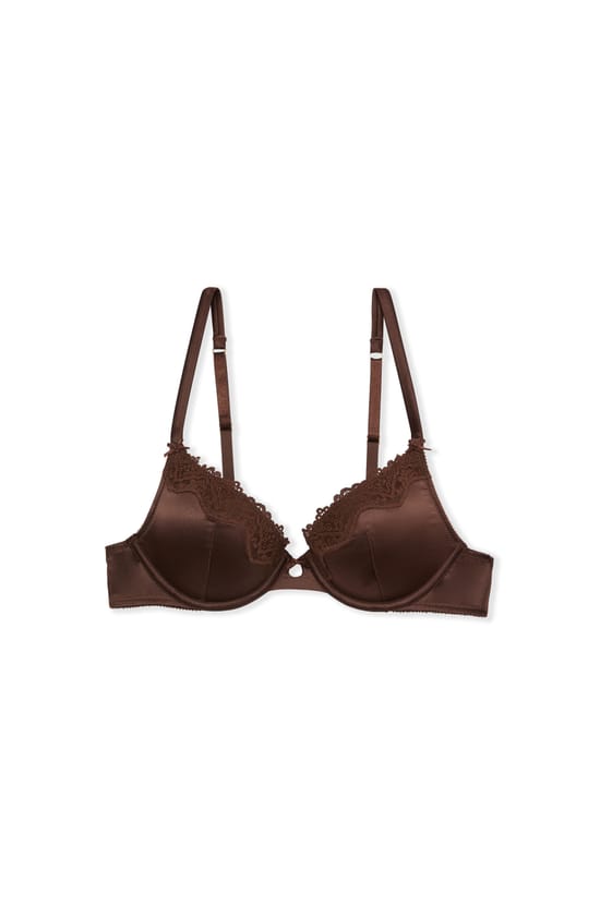 Sujetador N.2 - Le push-up plongeant satinado;${refinementColor}