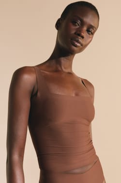 Microfibre Camisole with Removable Pads;${refinementColor}