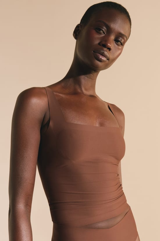 Microfibre Camisole with Removable Pads;${refinementColor}