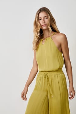 Sleeveless Satin Camisole;${refinementColor}