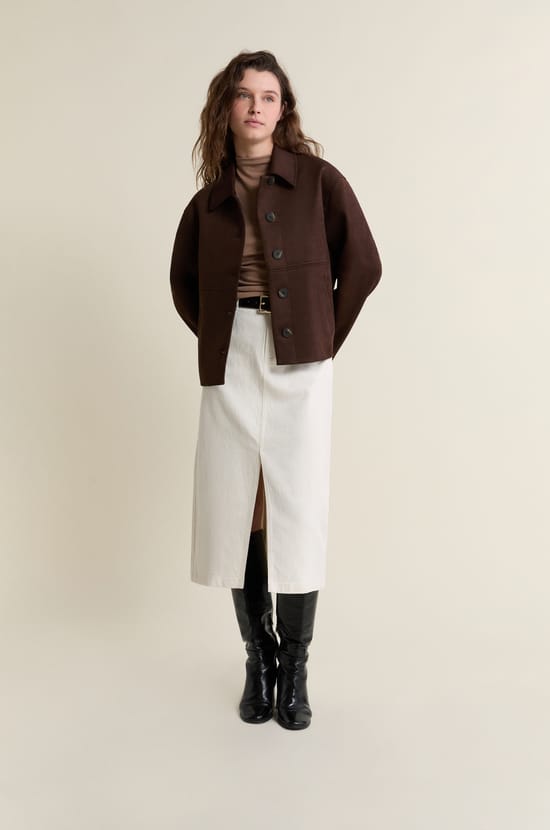 Veste effet daim;${refinementColor}