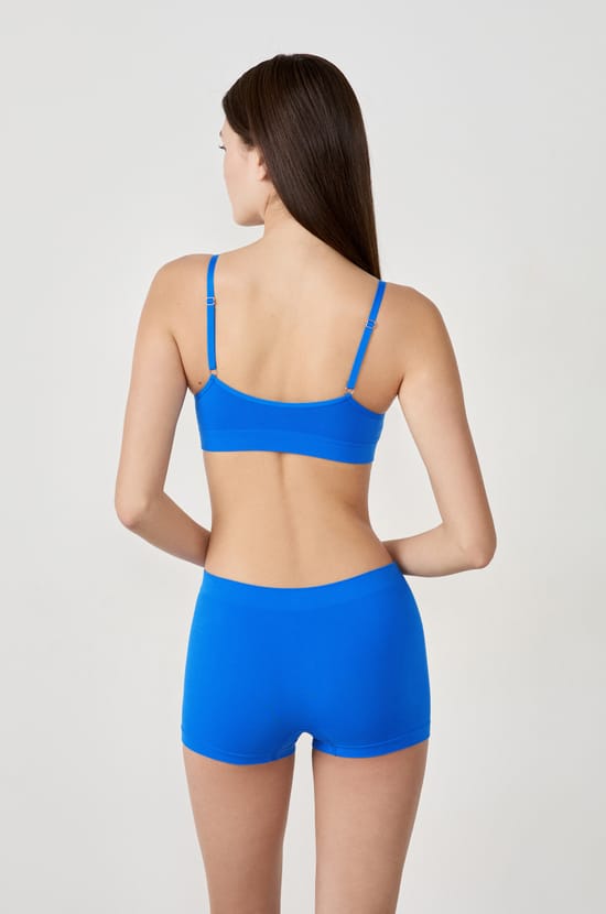 Optimal comfort cotton bralette;${refinementColor}