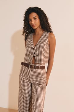 Top nouable &agrave; carreaux;${refinementColor}