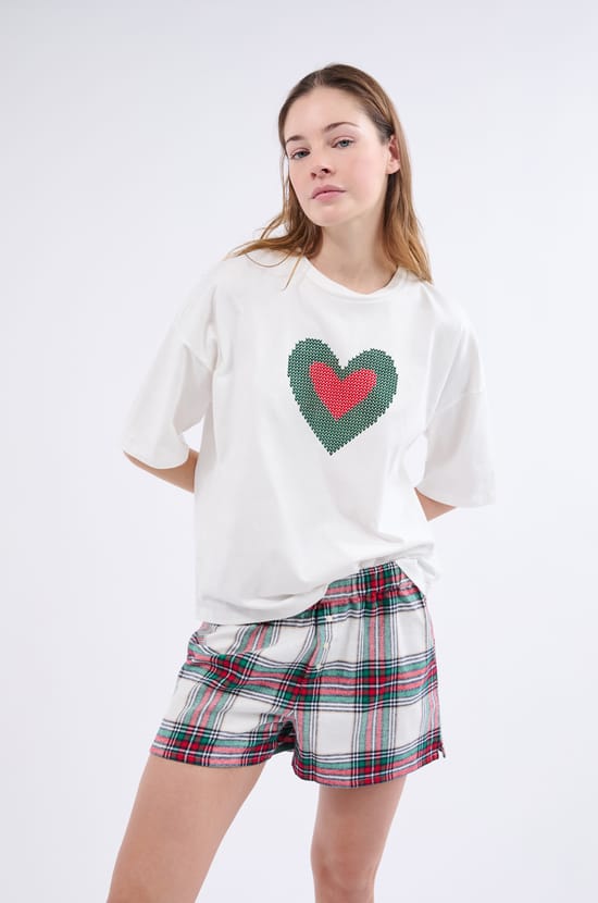 Pyjama 2 pièces en coton;${refinementColor}