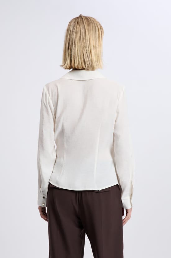 Wrap-style Shirt;${refinementColor}