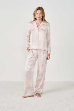 Ensemble de pyjama 2 pi&egrave;ces &agrave; rayures;${refinementColor}