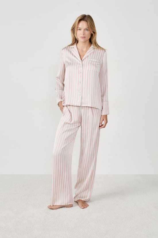 Ensemble de pyjama 2 pi&egrave;ces &agrave; rayures;${refinementColor}