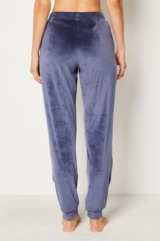 Velvet Pyjama Trousers;${refinementColor}