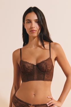Soutien-gorge bustier avec broderie;${refinementColor}
