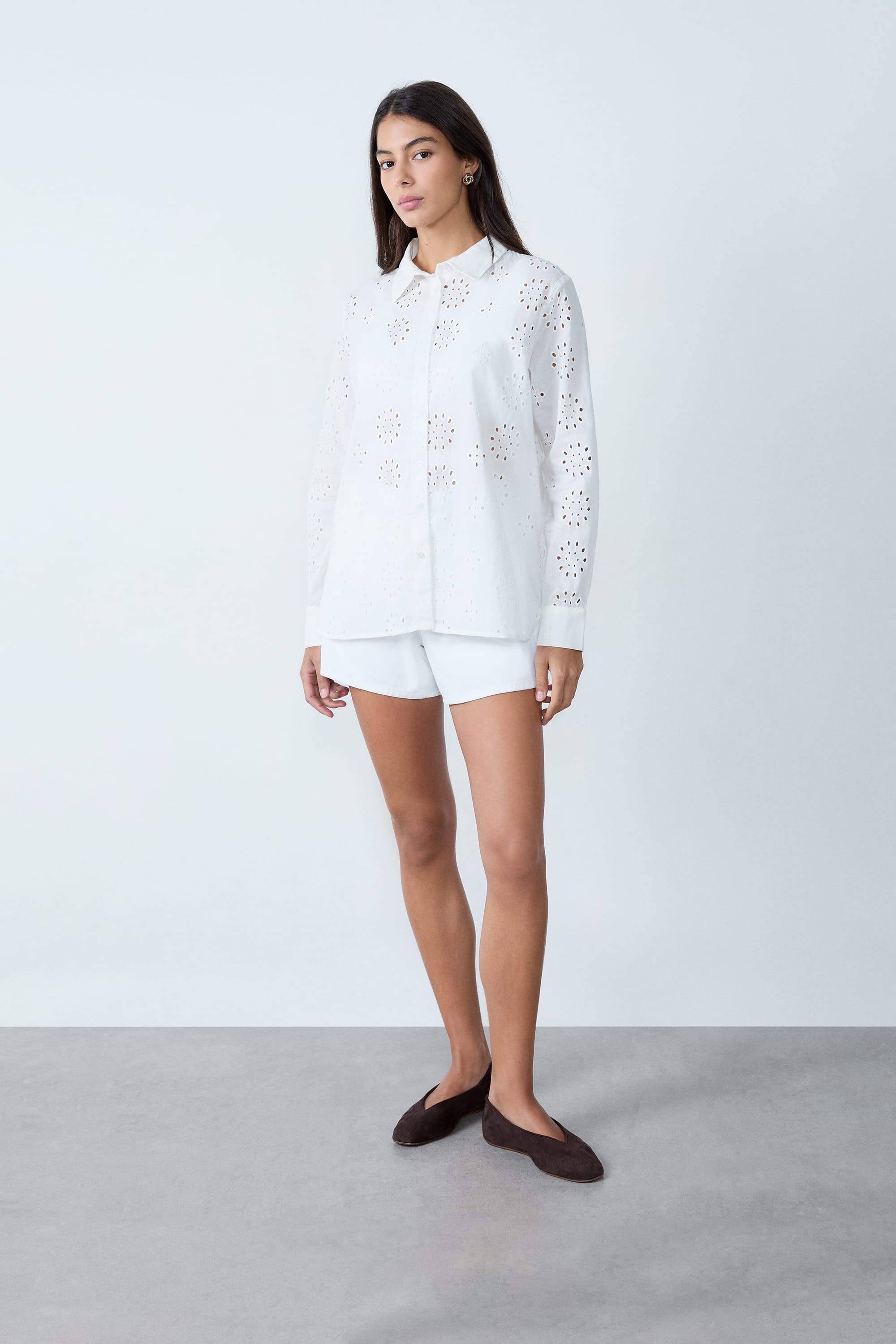 chemise en broderie anglaise