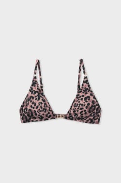 Tr&oacute;jkątna g&oacute;ra od bikini z nadrukiem;${refinementColor}