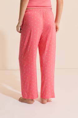 Pantacourt de pyjama &agrave; motifs fleurs;${refinementColor}