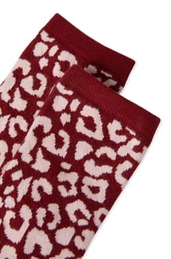 Chaussettes avec coton &agrave; motifs;${refinementColor}