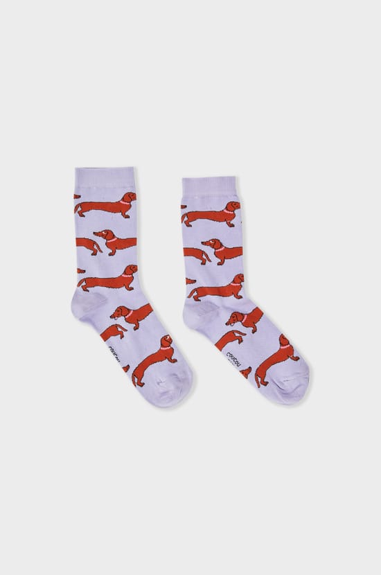 Chaussettes à motifs chiens Coucou Suzette;${refinementColor}