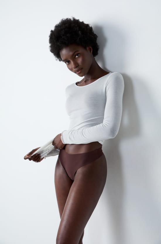 Microfibre Thong;${refinementColor}