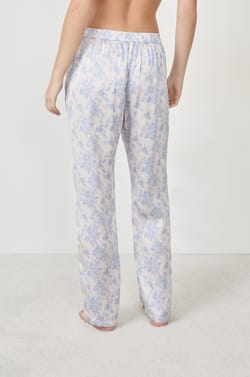 Pantalon de pyjama satiné;${refinementColor}
