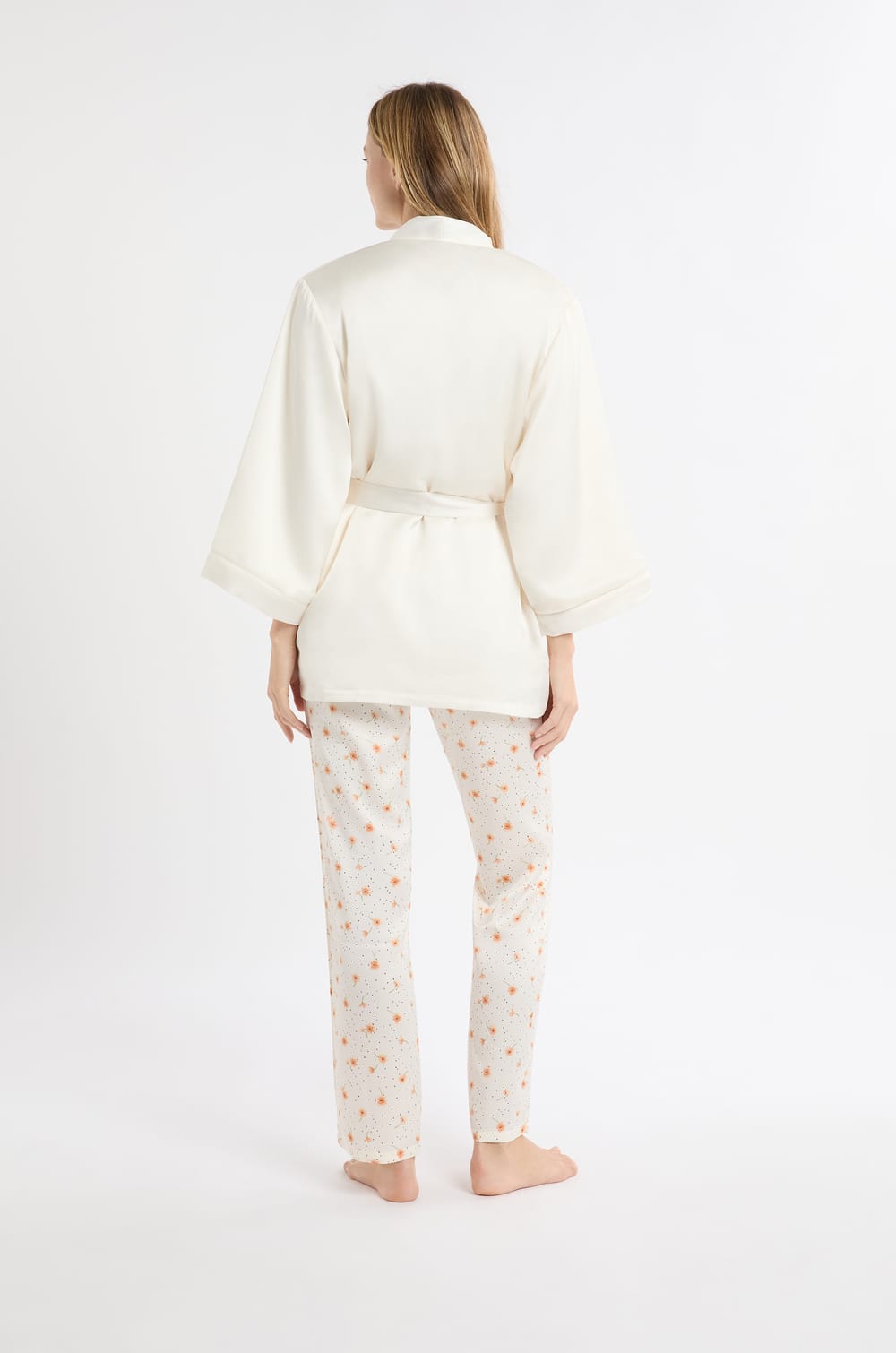 3-teiliges Satin-Pyjama-Set;${refinementColor}