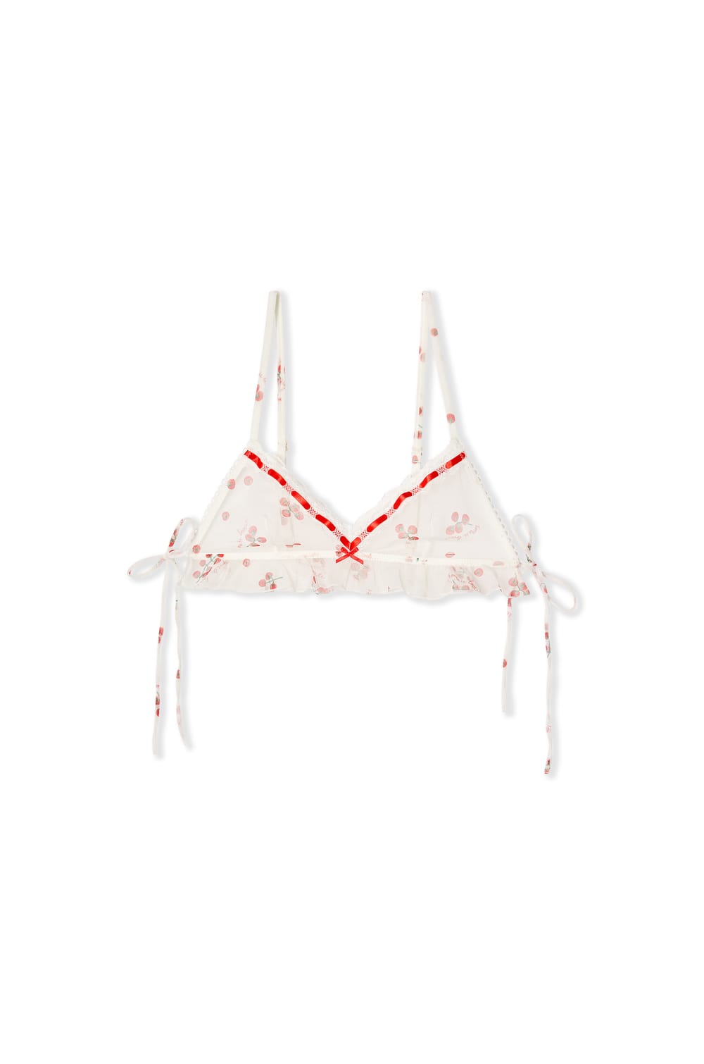 Soutien-gorge brassi&egrave;re en tulle &agrave; motifs;${refinementColor}