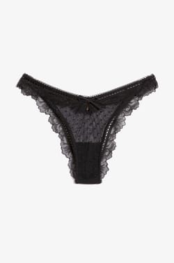Tulle and Lace Brief;${refinementColor}