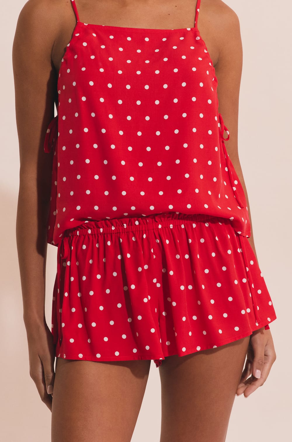 Short de pyjama &agrave; pois;${refinementColor}