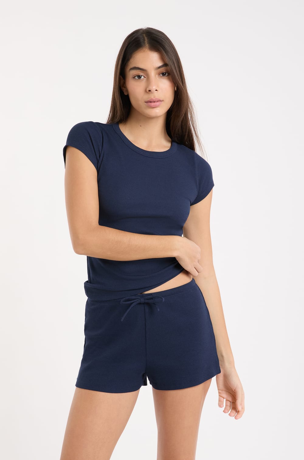 Short de pyjama avec coton;${refinementColor}