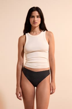 Tanga en microfibre sans couture imprim&eacute;;${refinementColor}