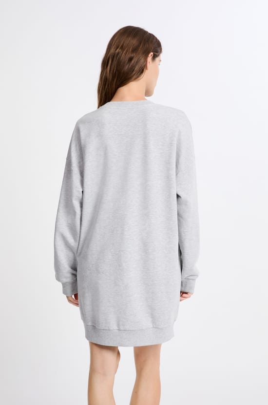 Cat Pattern Pajama Dress;${refinementColor}