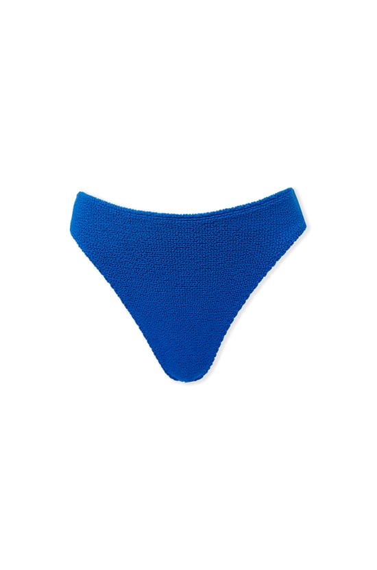 Bikini Bottom High Leg in Stretch Material;${refinementColor}