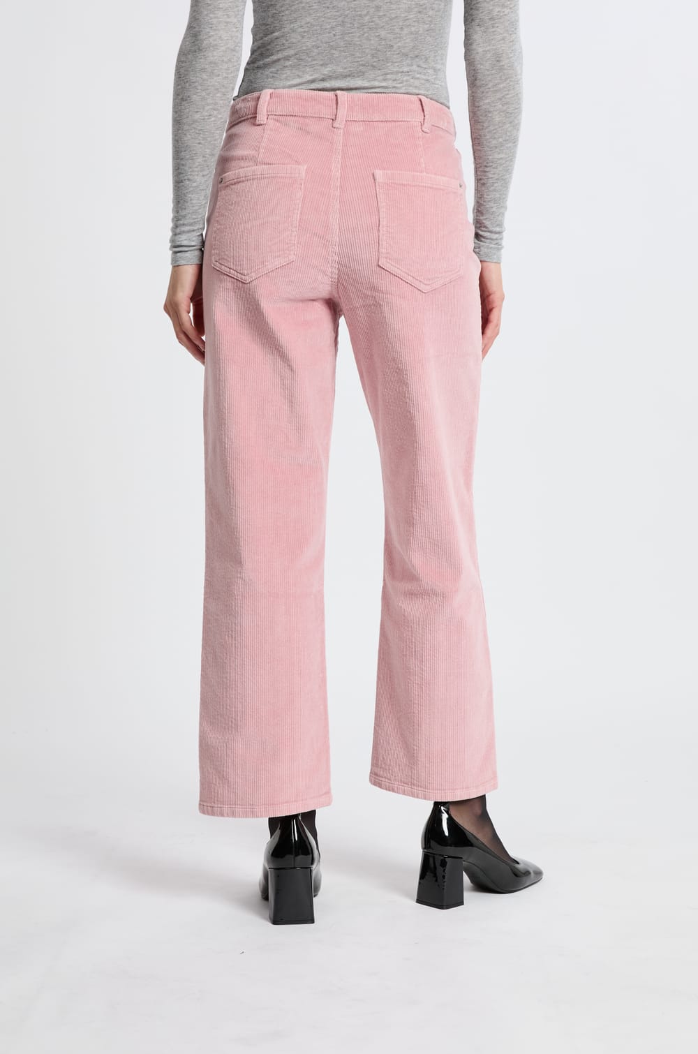 Pantalon en coton effet velours;${refinementColor}