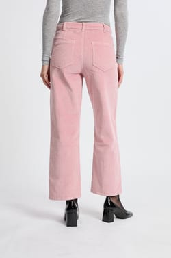 Pantalon en coton effet velours;${refinementColor}