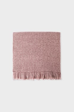 Houndstooth Pattern Scarf;${refinementColor}