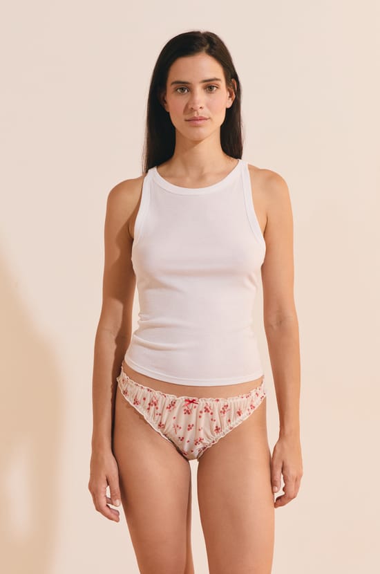 Culotte bloomer avec fleurs;${refinementColor}