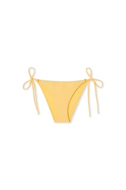 Bas de maillot de bain bikini &agrave; nouer satin&eacute;;${refinementColor}