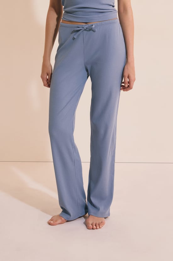 Pantalon de pyjama avec coton;${refinementColor}