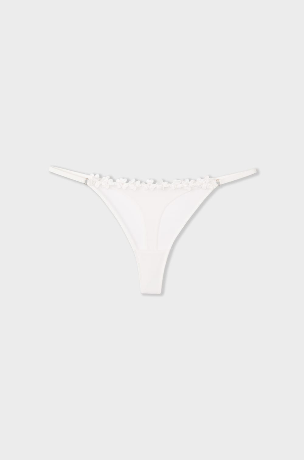 String en tulle broderie fleurs;${refinementColor}
