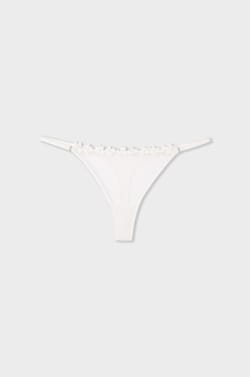 String en tulle broderie fleurs;${refinementColor}