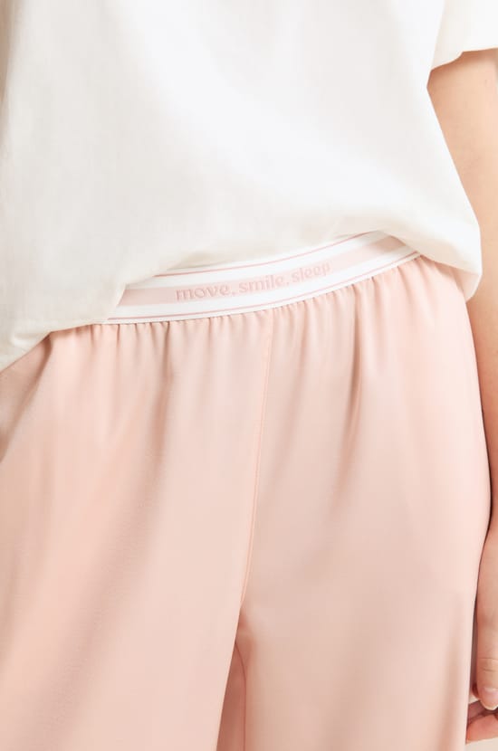 Pyjama Trousers with Elastic Waist "move, smile, sleep;${refinementColor}
