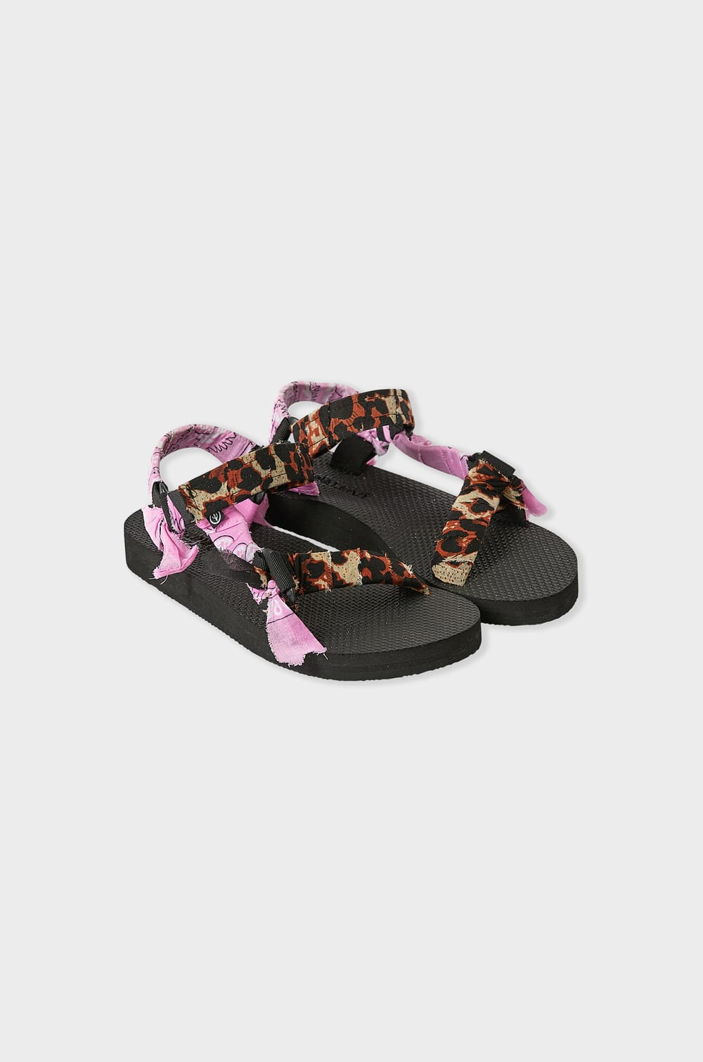 Two-tone Sandals;${refinementColor}