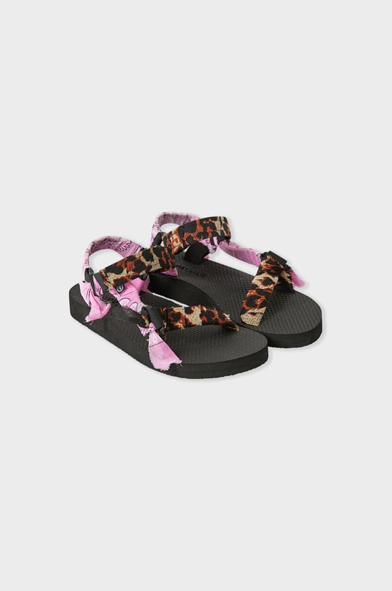 Two-tone Sandals;${refinementColor}