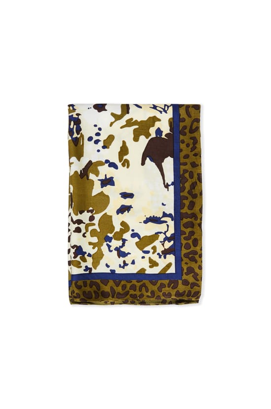 Foulard &agrave; motifs;${refinementColor}