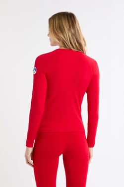 Camiseta t&eacute;cnica con parche &laquo;ski&raquo;;${refinementColor}