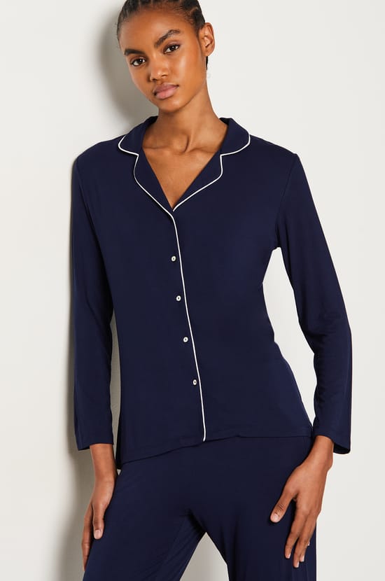 Chemise de pyjama manches longues;${refinementColor}