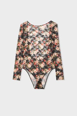 Body con estampados de encaje espalda descubierta;${refinementColor}