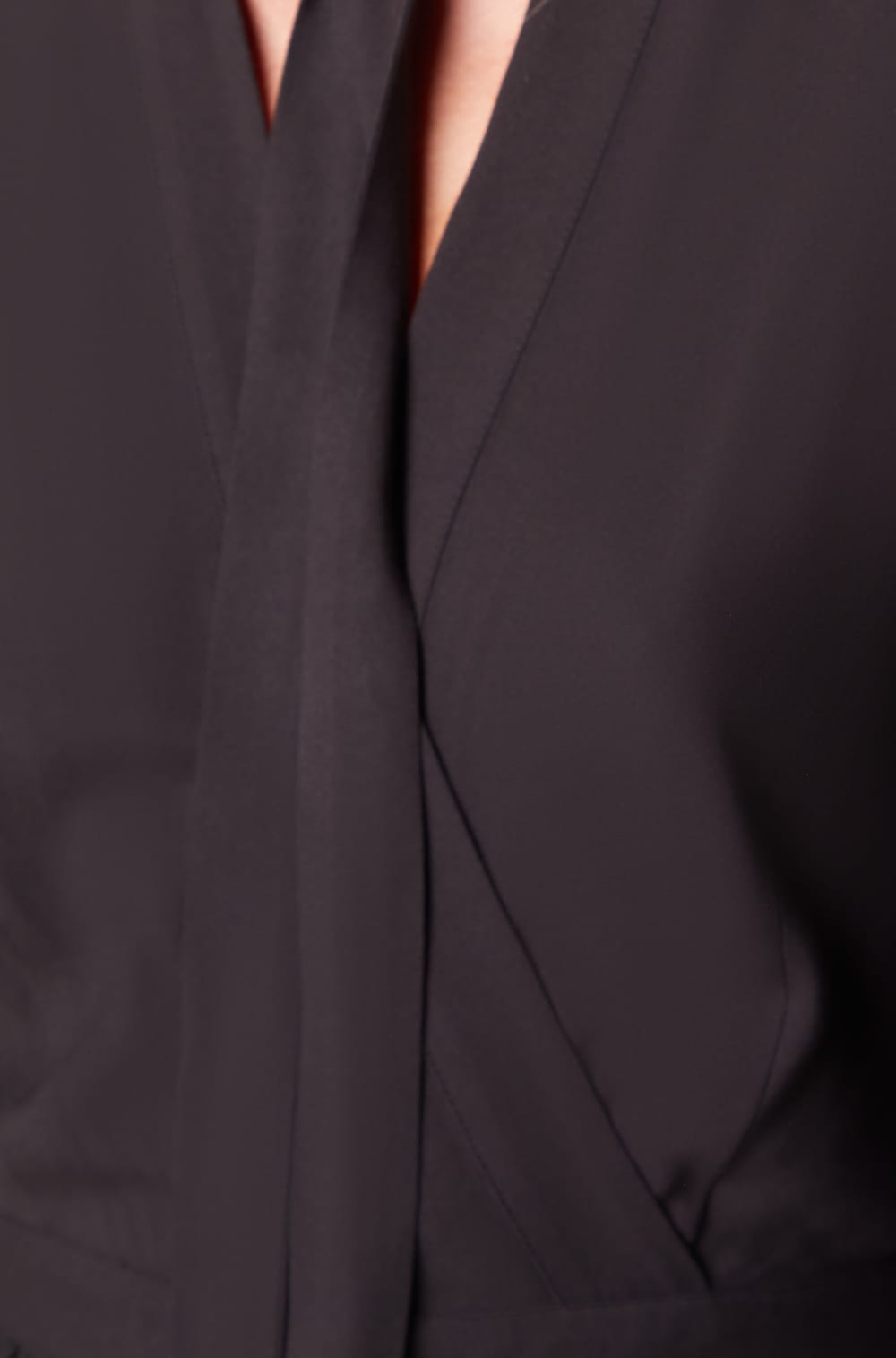 Robe avec col lavallière ILIE NOIR ETAM