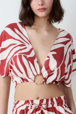 Top z krótkim rękawem z nadrukiem;${refinementColor}