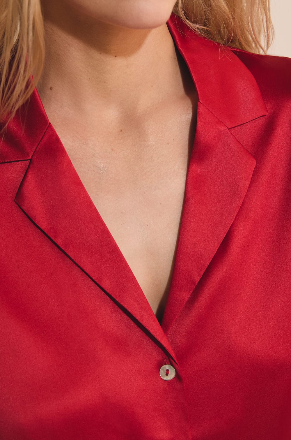 Silk Pyjama Shirt;${refinementColor}