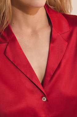 Silk Pyjama Shirt;${refinementColor}