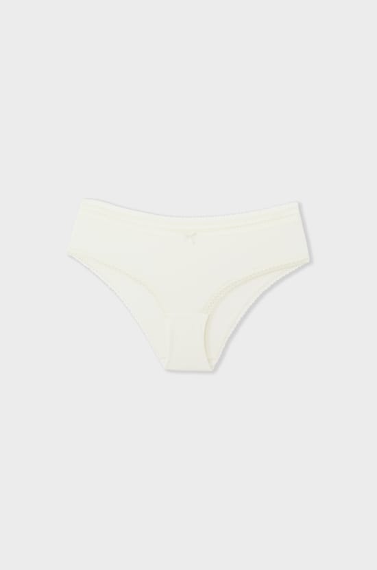 Microfibre Boyshort with Lace Details;${refinementColor}