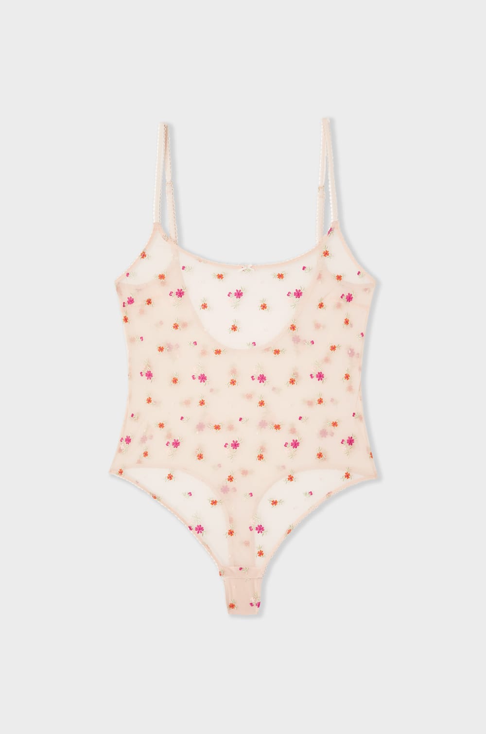 Embroidered Bodysuit;${refinementColor}